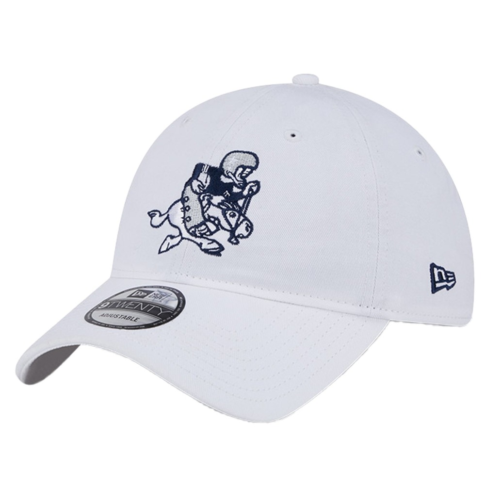 New Era Dallas Cowboys Retro Main 9TWENTY Adjustable Hat White NFL Football
